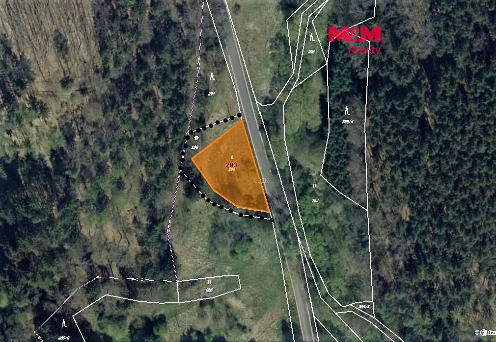 Prodej louky 1668 m²